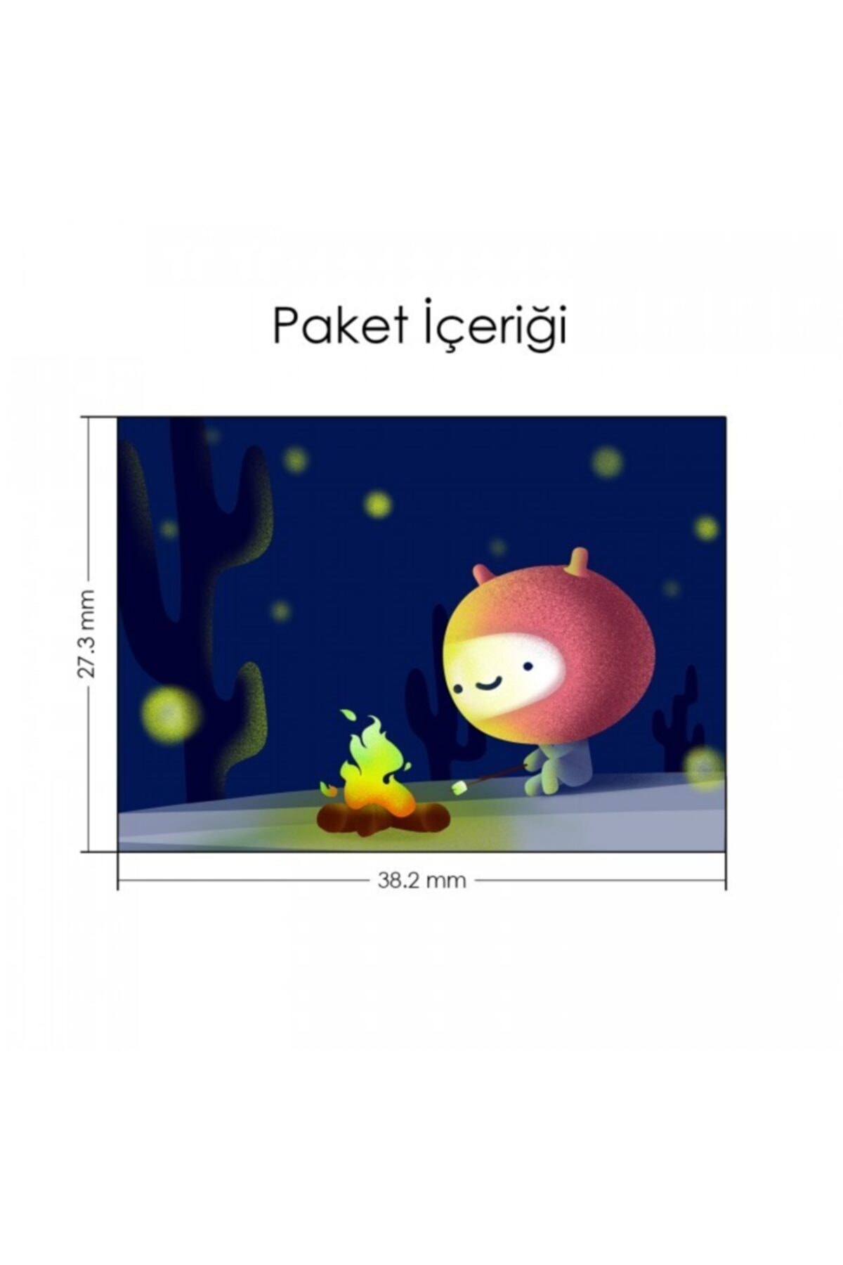 Cute Alien Notebook Sticker - Waterproof and Moisture Resistant Laptop Sticker - Adhesive Sticker - Colorful Sticker