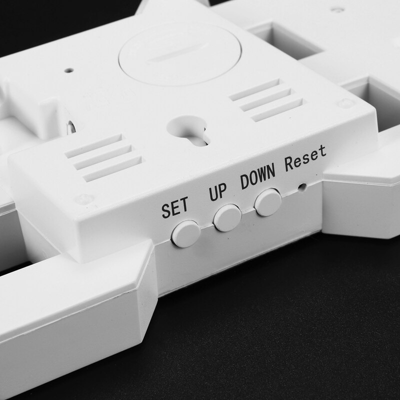 3D LED Wall Clock Modern Digital Alarm Clock Display Home Kitchen Office Table Desk Night Wall Clock 24 Or 12 Hour Display