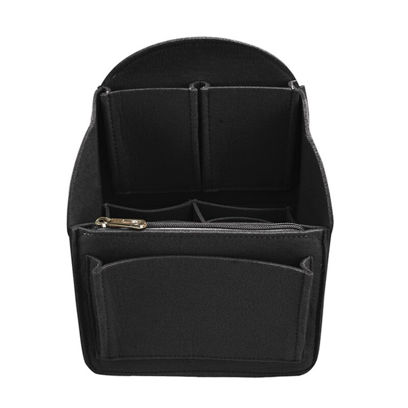 Rugzak Insert Zakken Liner Organizer Travel Accessoires Compartiment Sorteren Zakken Voor Handtas Opslag Afwerking Pakket: Black S