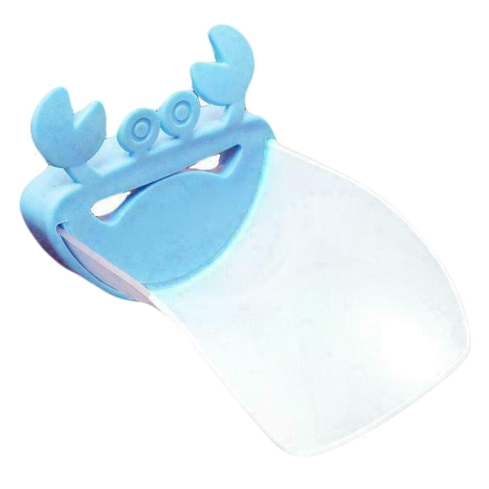 Jouet crabe dessin animé enfants | 1 pièce, prolongateur de lavage des mains des enfants bambins robinet bébé baignoire robinet d'évier jouets de bain d'eau pour enfants, 66CY: Blue White