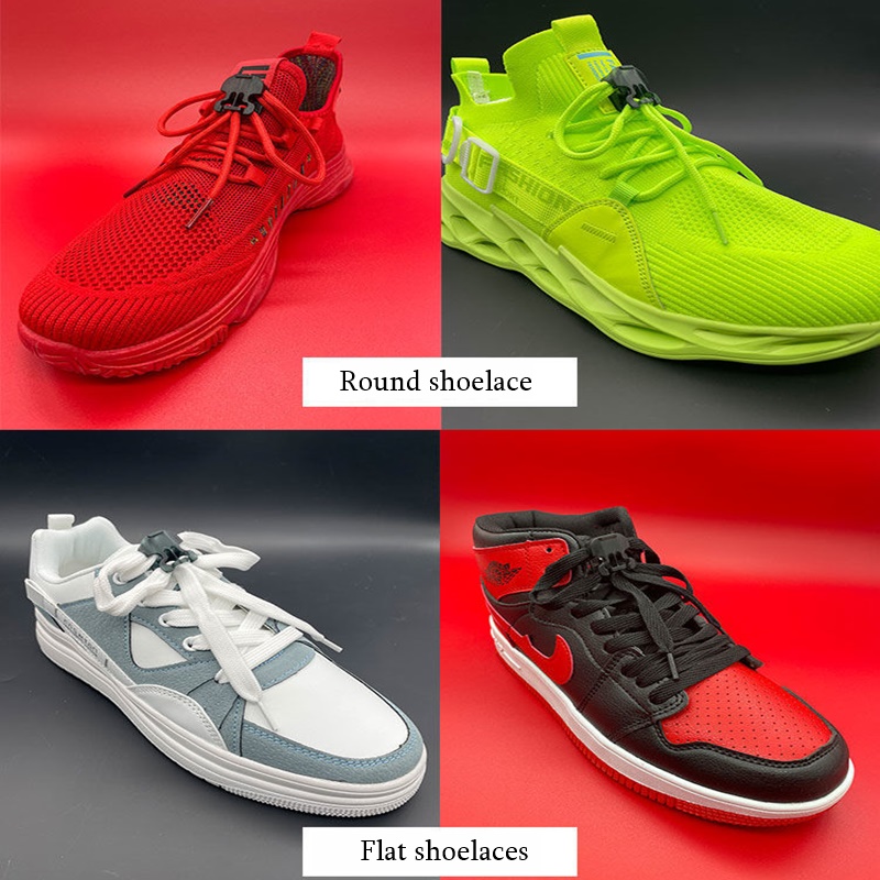 Dovne snørebåndslåse uden bindebånd specialsnørebånd snørebånd til børn voksne sneakers hurtige snørebåndslåse