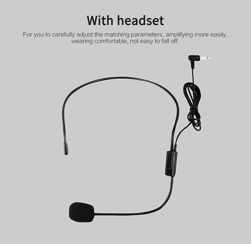 Rechargeable Lithium Battery Speakers With Headset Lightweight And Convenient Mini Audio Speaker High Fidelity Low Noise