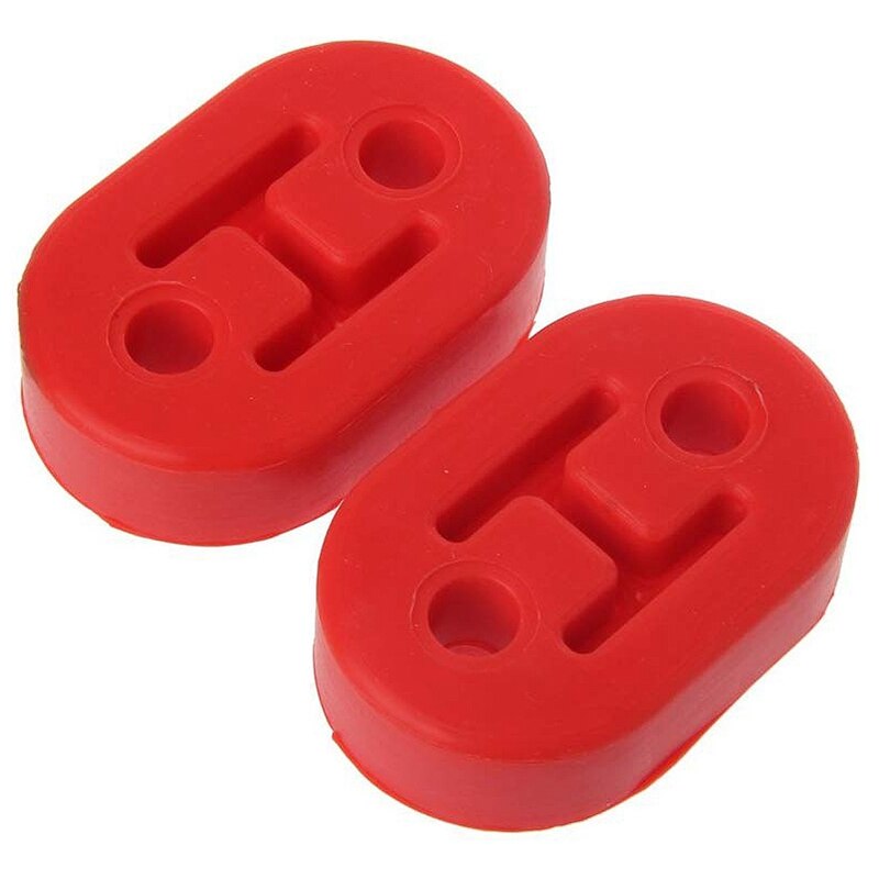 4Pcs Heavy Duty Rubber Exhaust Tail Pipe Mount Bracket Hanger Bushing Insulator