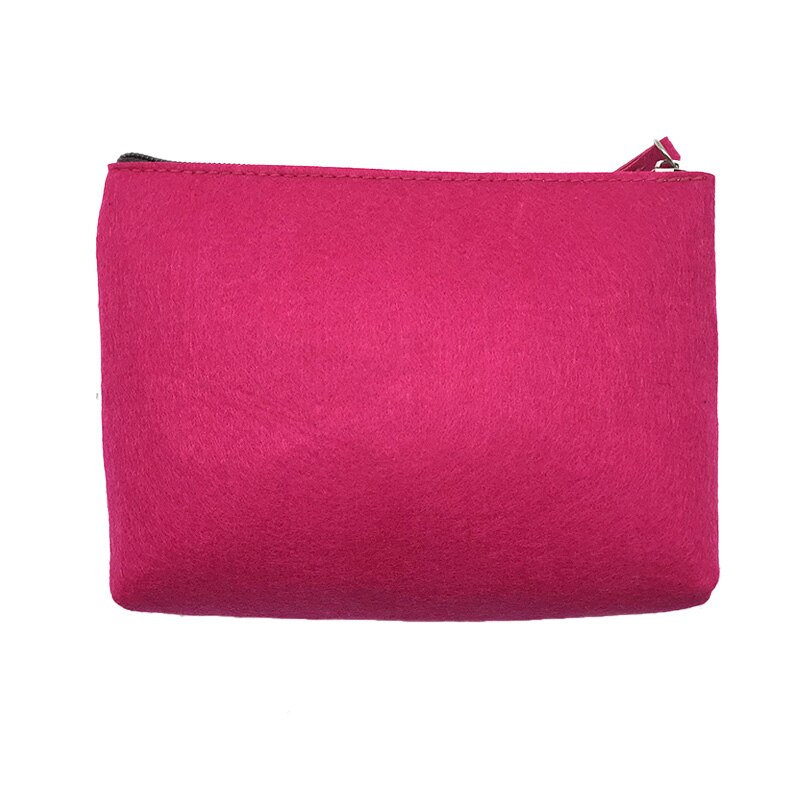 Sac organisateur de gadgets de voyage en feutre, sac de câble numérique Portable, sac de rangement d'accessoires électroniques, pochette de transport pour alimentation USB: Plum red
