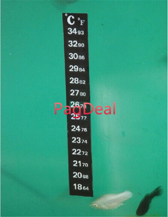 4 stuks boyu aquarium-thermometers om op te plakken, koelkast, keuken, kristal, digitale temperatuurmeetstickers cf bt -5