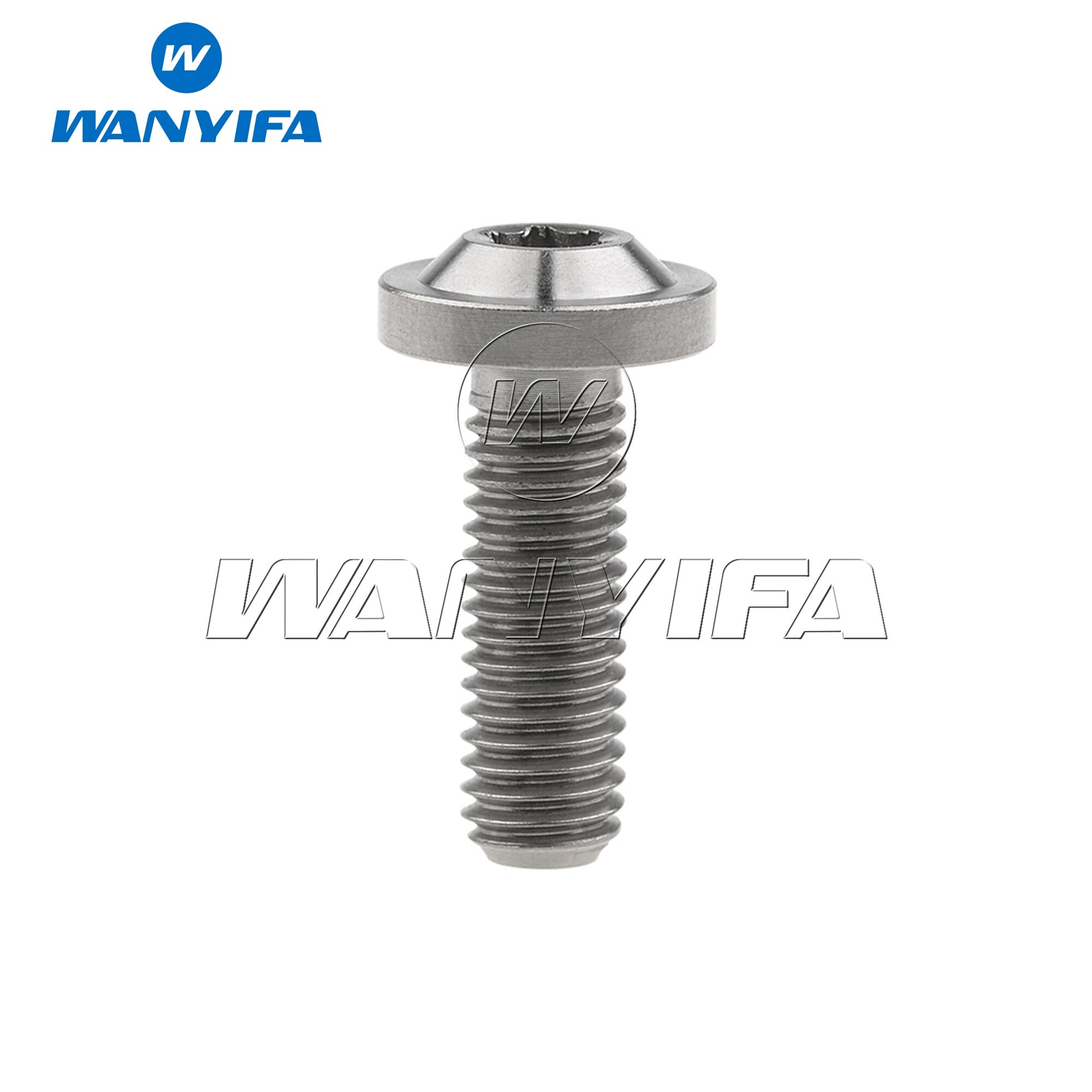 Wanyifa titanium ti bolt  m8 x 20 25 30 60 70mm torx hoved til motorcykel v bremsegafler skrue 1 stk.: M8 x 25mm titanium
