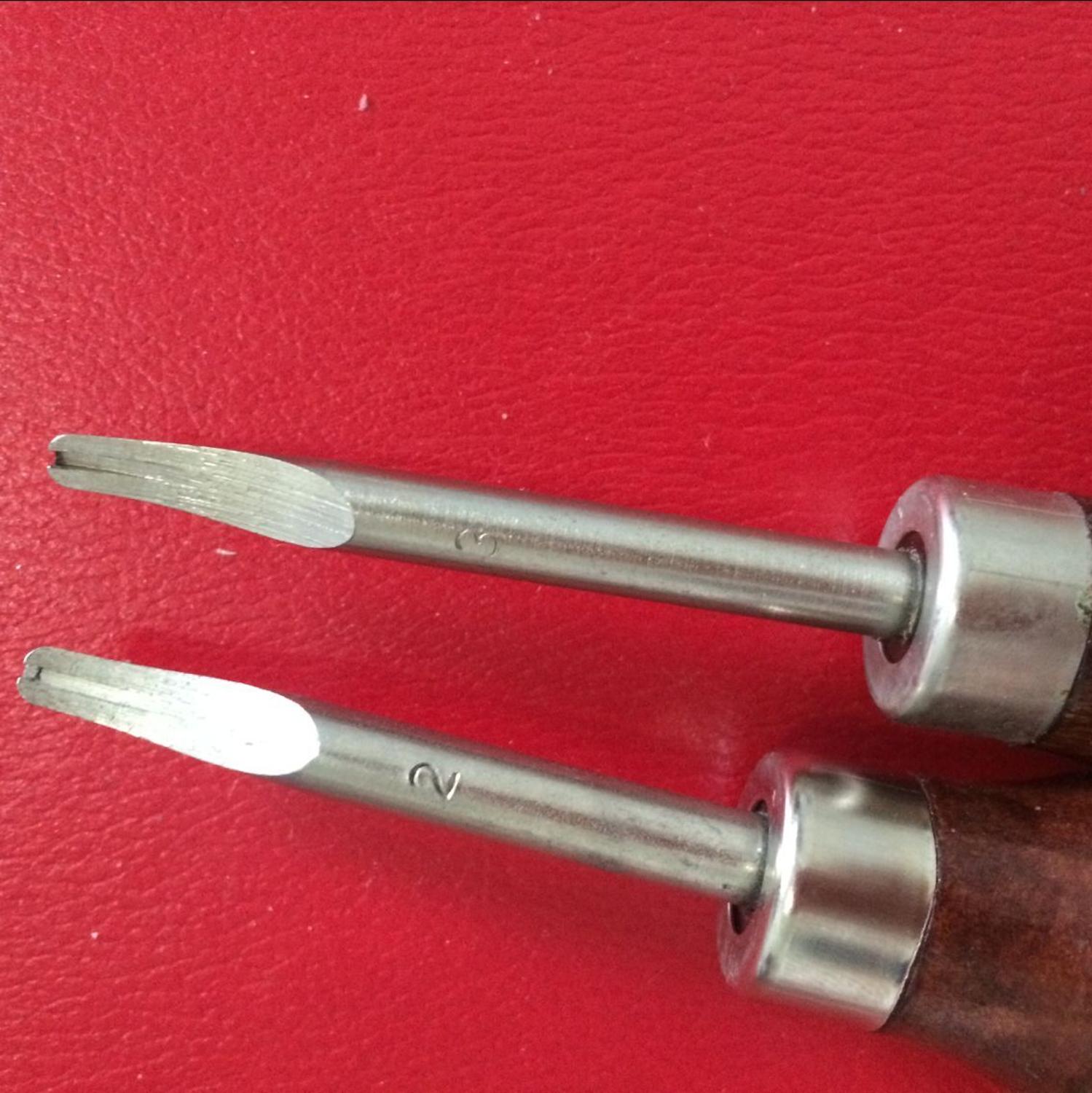 Leather Edge Thinning Tool: 2 and 3