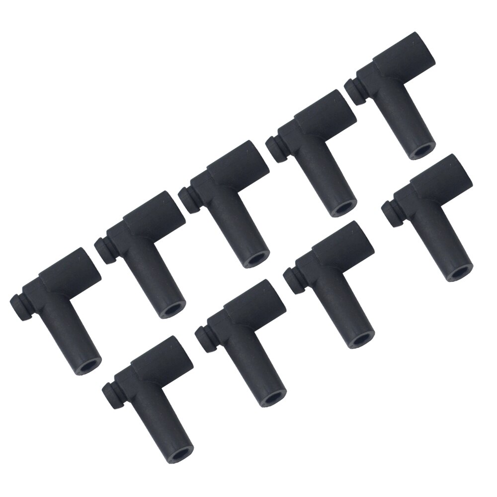 - HEI Style Distributor End Spark Plug Wire Rubber Boots & Stainless Steel Ends Set of 9 VR-SSC02