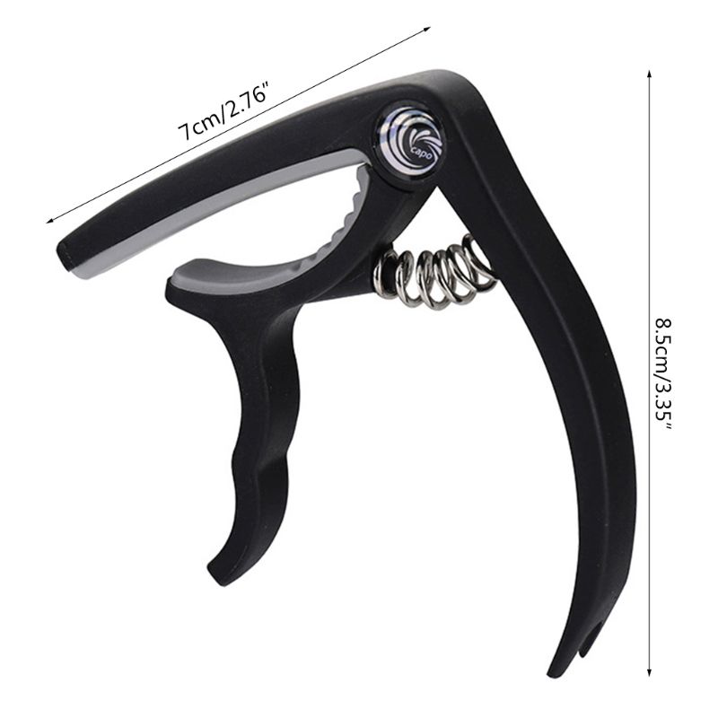Plast stål guitar capo klassisk akustisk guitar ukulele tuning klemme musikinstrument tilbehør nybegynder værktøj
