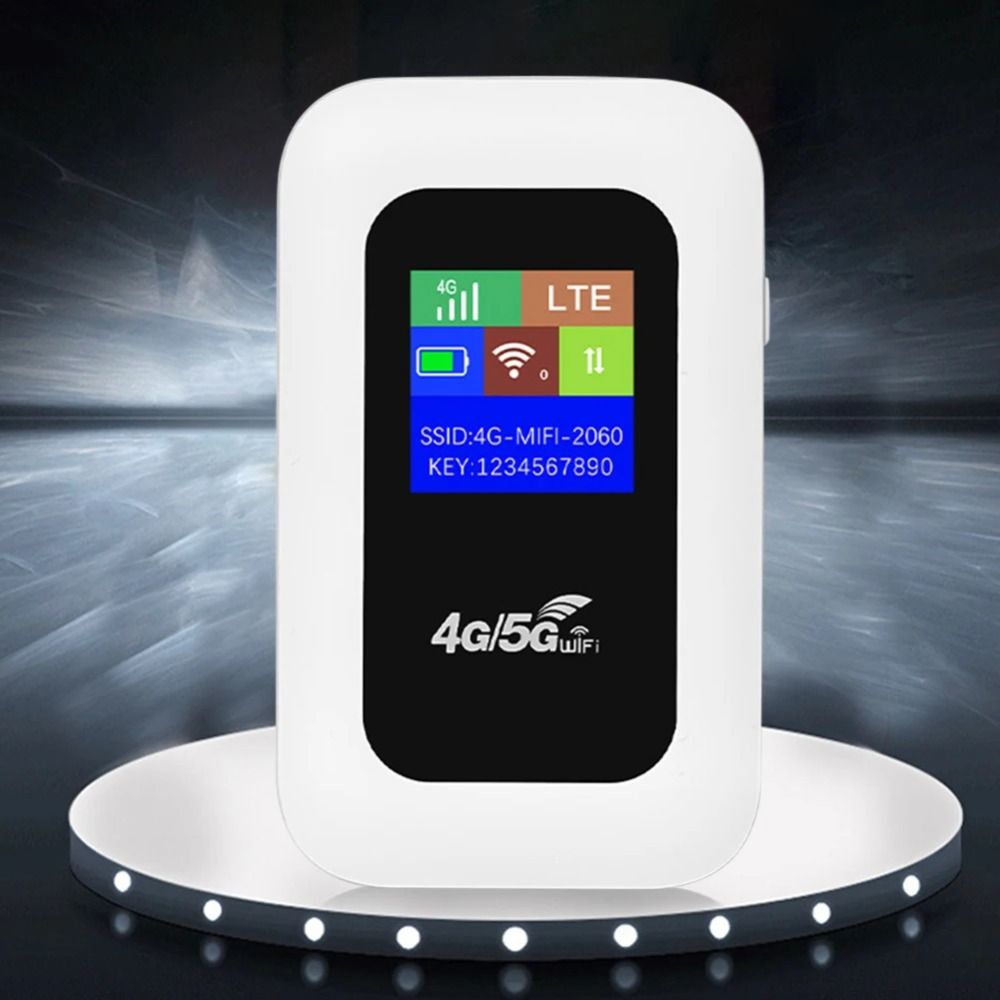 Router Hotspot 4G LTE 2100mAh 150Mbps Mini Kieszonkowy WiFi z Gniazdem Kart SIM Bezprzewodowy Router Internetowy