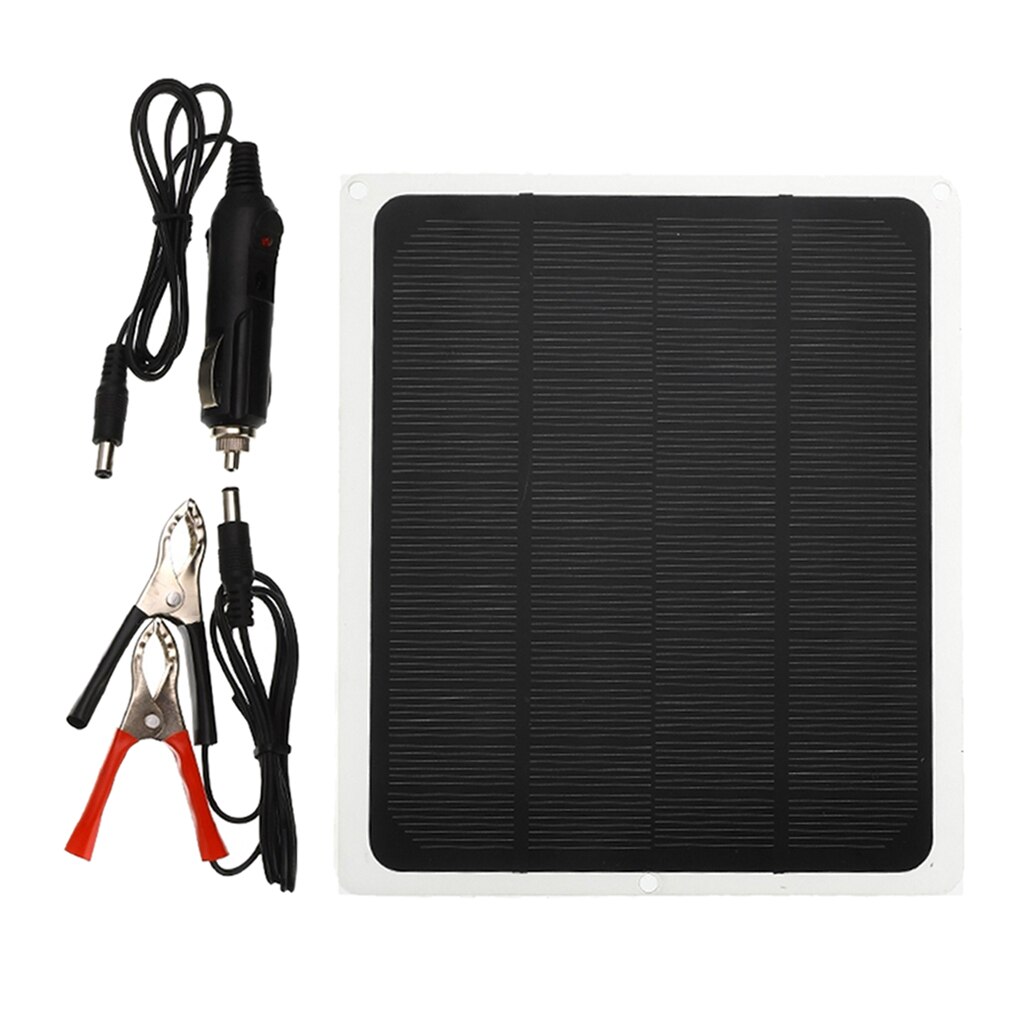 30W 12V USB Solar Panel Battery Charger Kit Boat Car Motorcycle Battery Charger