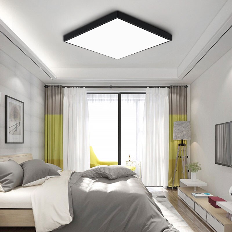 Ultra-thin LED Ceiling Light 220V 240V Modern Lamp Living Room Lighting Fixture Bedroom Kitchen