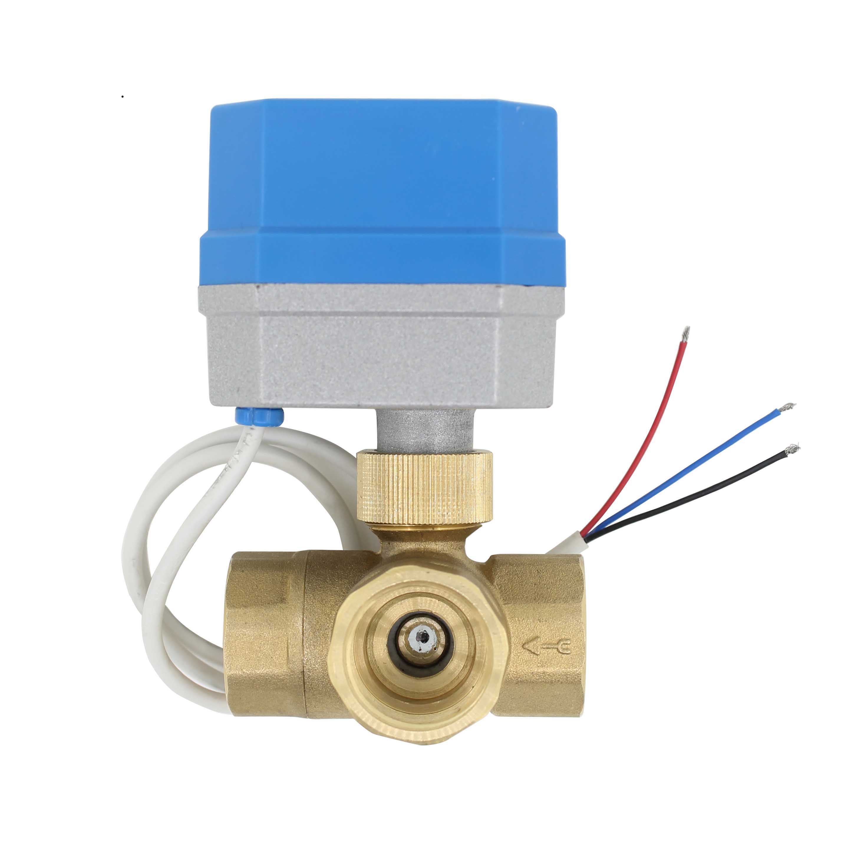 2 Modes - 3 Port motorised Valve Motorized Valve 3 Way Ball Valve 12v - Three Port Valve 1/2 3/4 1 1-1/4 1-1/2 inch