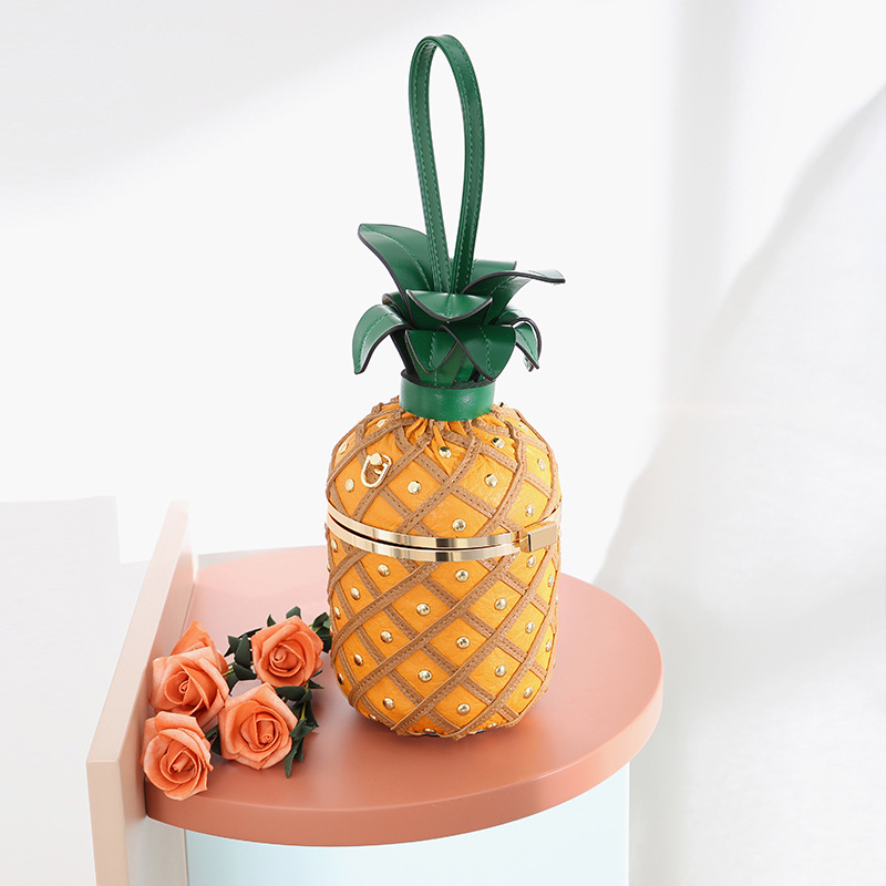 Ananas bilden Taschen für Frauen Taschen Frauen Handtasche Bolsa Feminina Schulter Bote Tasche Luxus Handtaschen Frauen Tasche: Orange Gelb