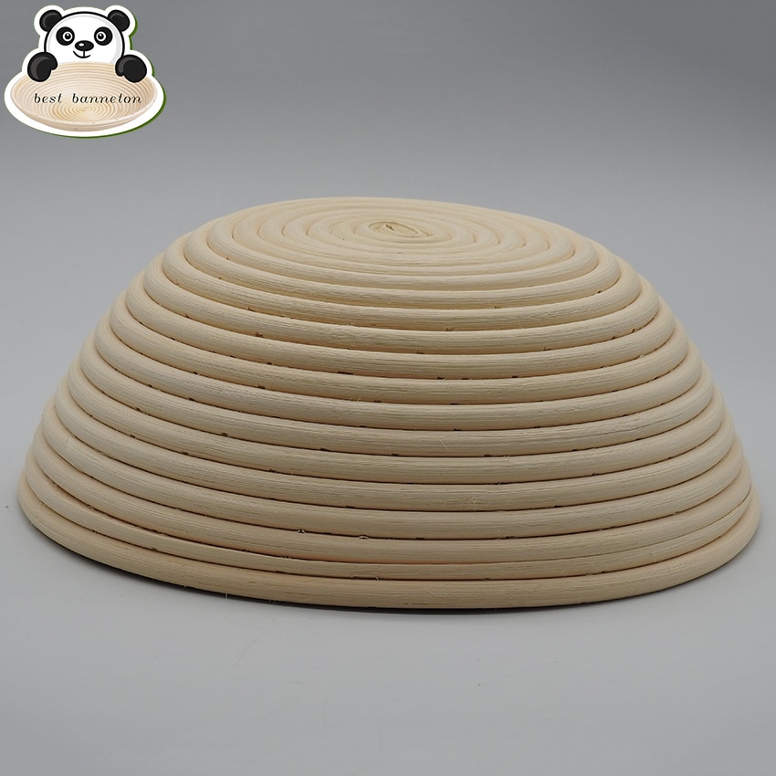 Kurv rund banneton brotform banneton proofing til brød og dej [gratis liner] proofing stigende rattan skål køkkenprodukt
