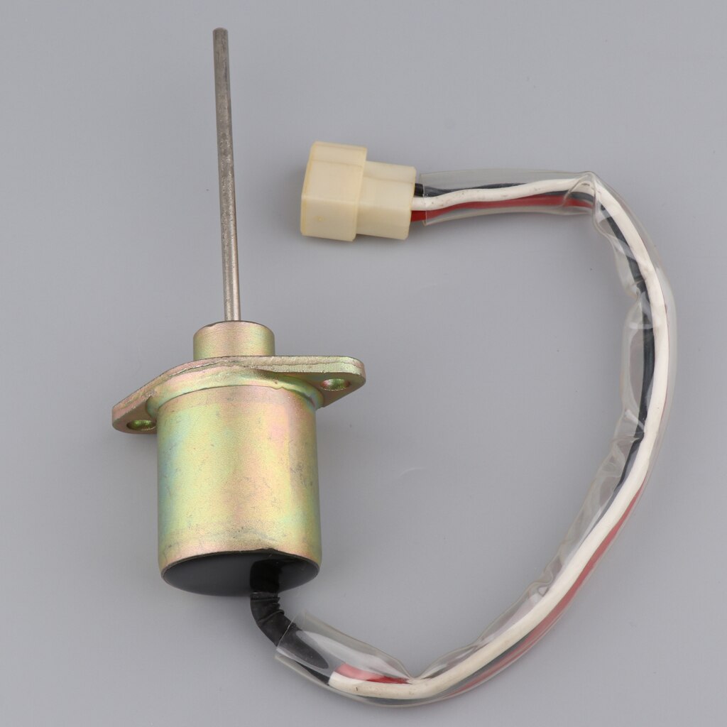 Easy to Install Fuel Stop Shut Off Solenoid SA-4310-12 for Woodward Engine (Cable Length: 27.5cm / 10.83 inch)