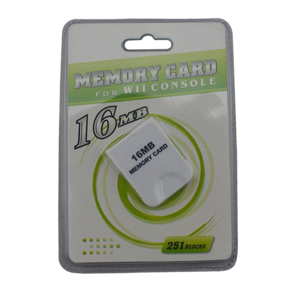 4 M à 512 M nouvelle carte mémoire pour Nintendo pour Console Wii carte de stockage mémoire enregistrer économiseur pour GameCube GC pour Wii: 16M