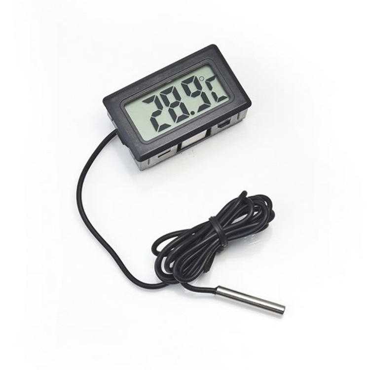 1 PCS LCD Digitale Thermometer Probe Koelkast Vriezer Thermometer Thermografiek voor Koelkast-50 ~ 110 Graden Zonder Doos