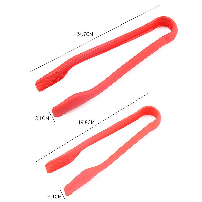 Cake Dessert Pastry Tongs Hold Food Hygiene Equipment Salad Plastic Tong Kitchen Cooking Food Serving Utensil Food Buffet Clamp