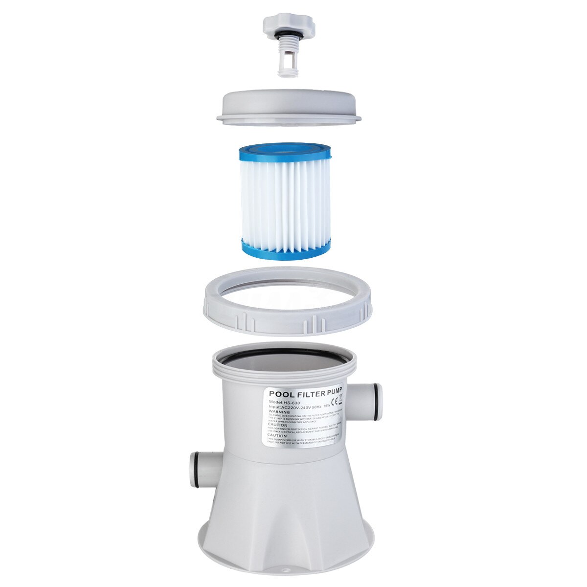 Swimming Pool Filter Pump Pool Cleaner 110v Filter Pump Circulation Pump Siphon Principle Easy Quick To Install Household Items