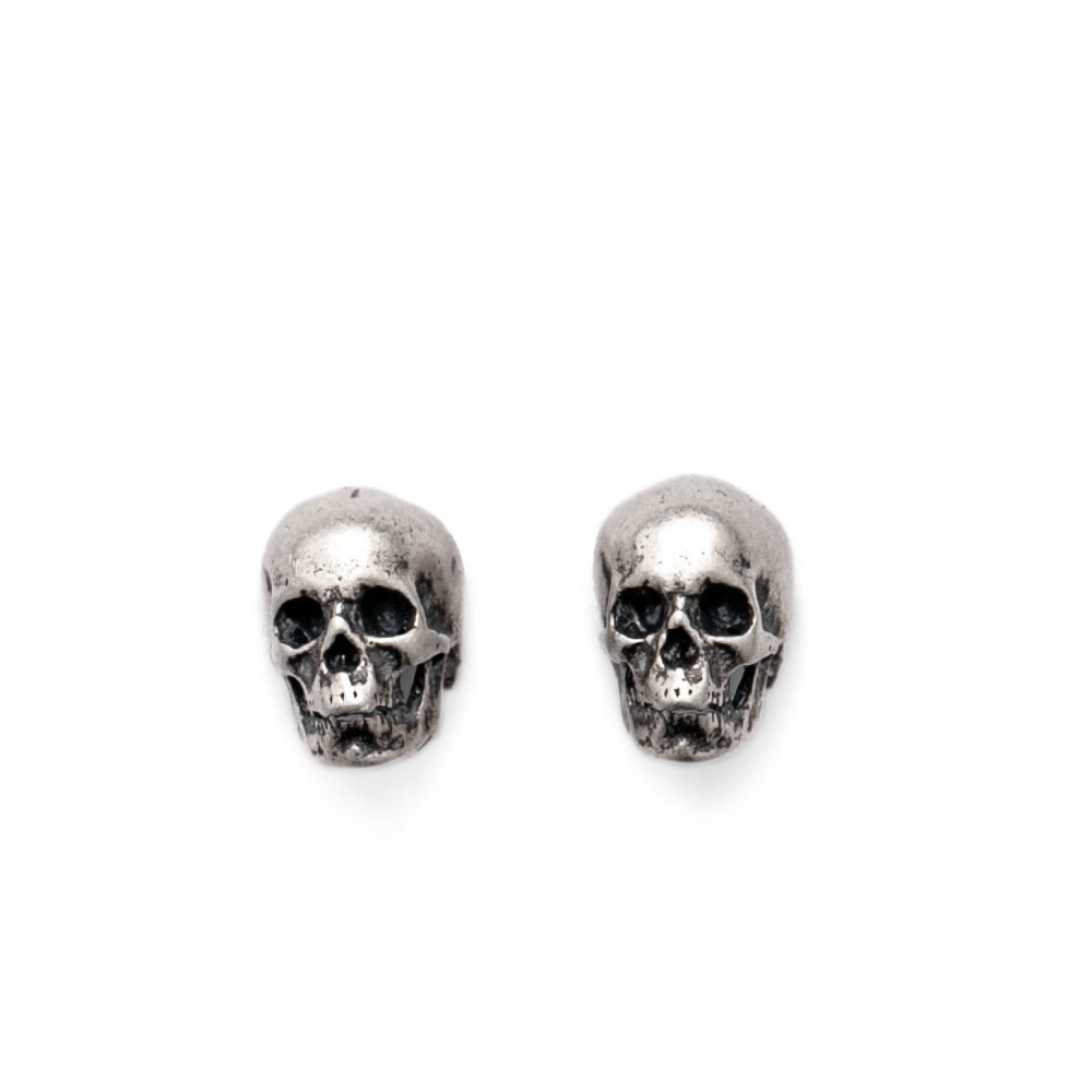 925 Sterling Silver Skull Stud Earrings Women Earrings Gothic Party Wedding Jewelry for Girls Women Jewelry Punk Earrings