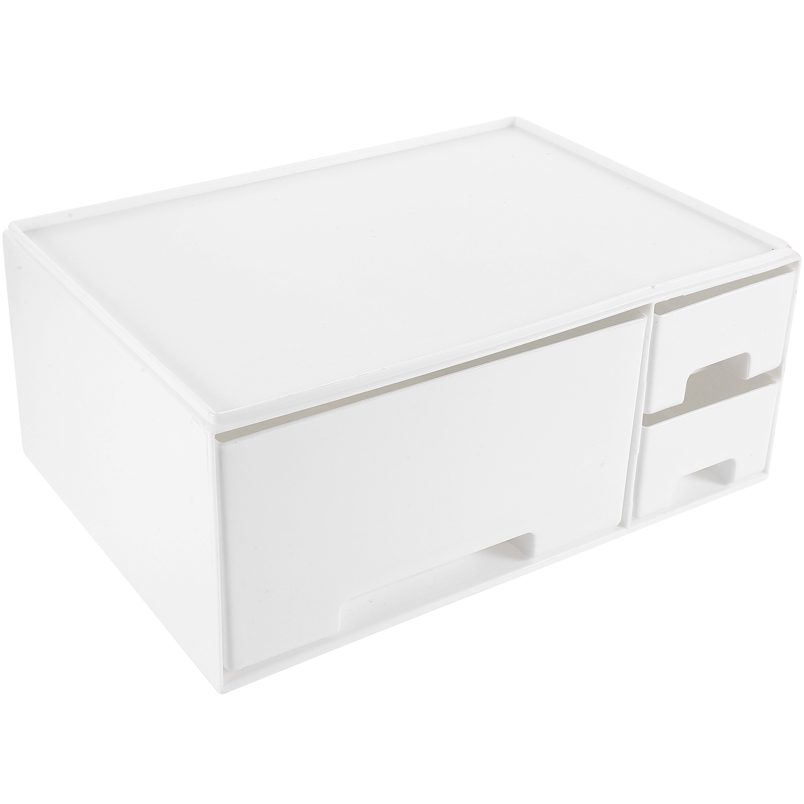 Computer Heightened Shelf Monitor Display Holder Tablet Storage Shelves Desk Stand Rack with Drawer Plastic Abs Laptop Elevated
