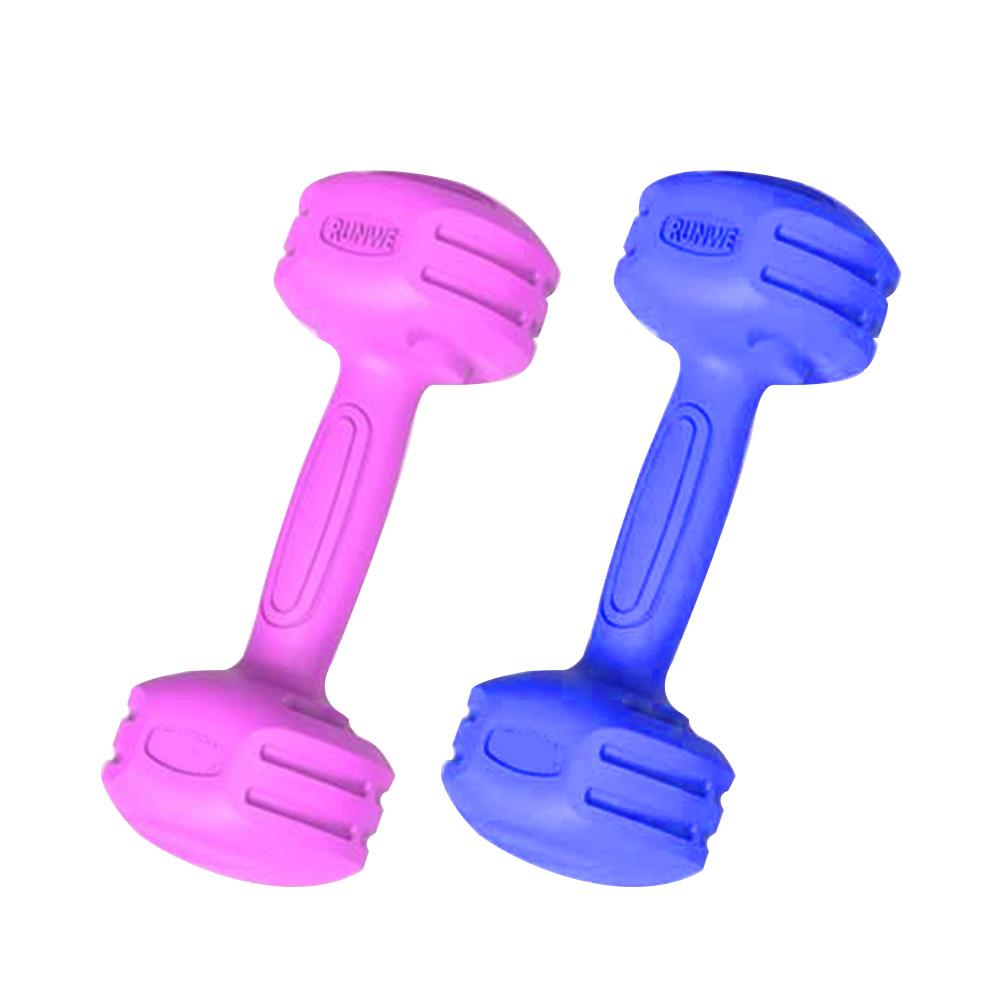 1 Pair Fitness Workout Dumbbells Chrome Strength Exercise Dumbbells Mute Dumbbell Arms Back Core Equipment Tools