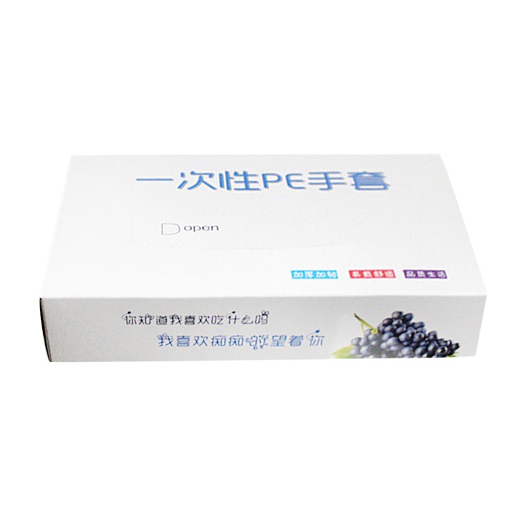 200Pc Kunststoffen Duidelijke Wegwerp Handschoenen Voor Restaurant Keuken Voedsel Huishouden Sanitair Wegwerphandschoenen Keuken Accessoires Z61: Default Title