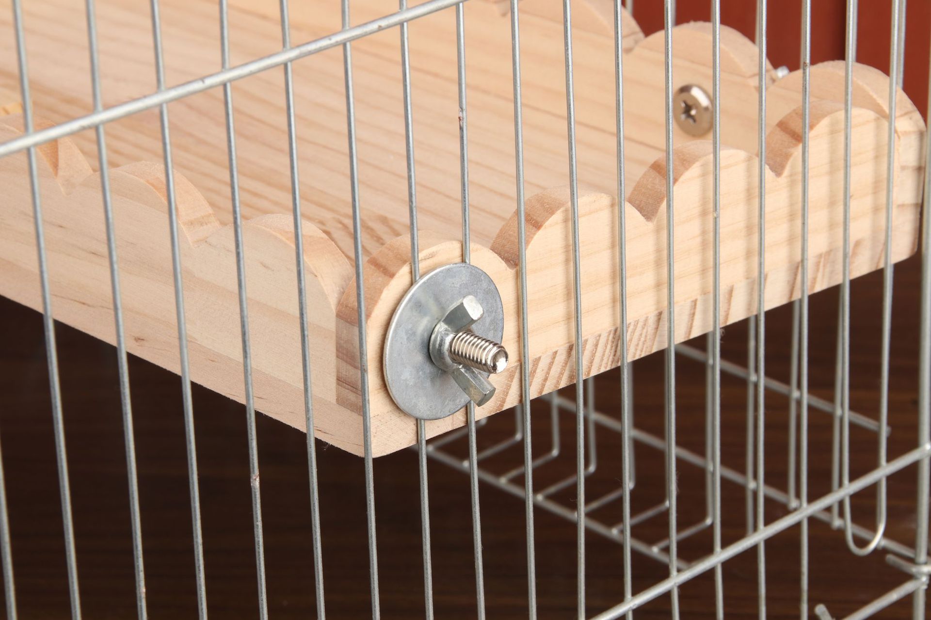 Hamster supplies Toy base cage solid wood platform tray Gold wire bear base cage platform Totoro platform with ladder
