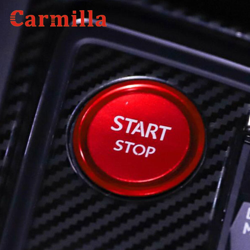 2 Pz/impostato auto Arresto di Inizio del Motore Accessori per Lo messa in piega di Accensione spingere Anelli di Copertura di Caso per Peugeot 5008 3008 408 508l 2008 308 4008