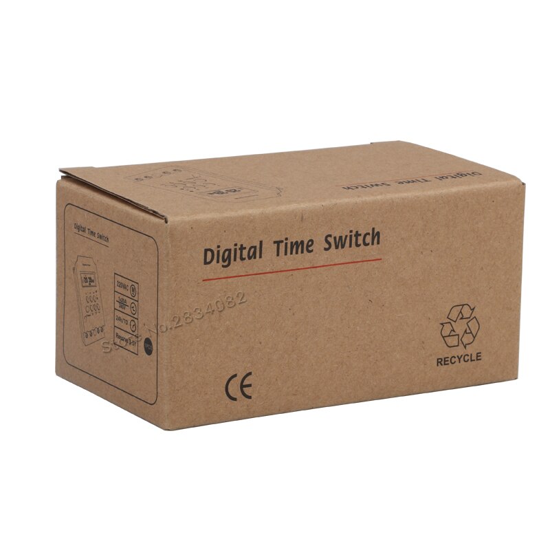 12V 110V 220V AC 25A Digital LCD Time Controller Electronic Programmable Microcomputer Timer Control Switch KG316T-II Din Rail