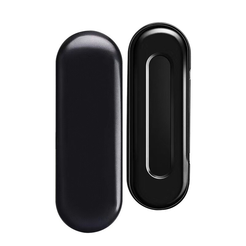 Portable Eyelash Tweezer Storage Box Lash Tweezer Case Makeup Bag Protective Brushes Pencil Eyeliner Case Organizer Eyelash Tool: Black