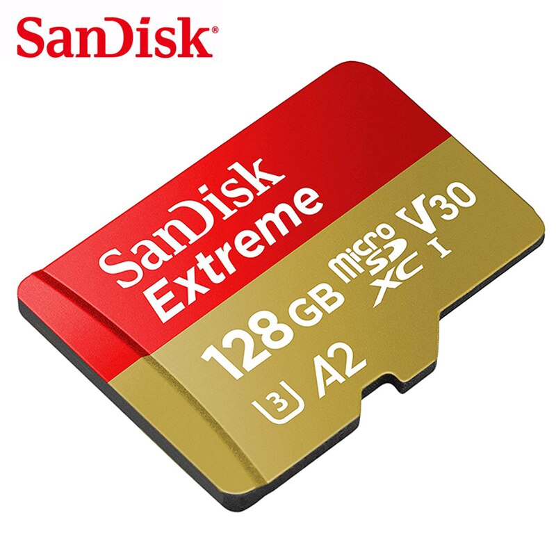 SanDisk-tarjeta Microsd de 128GB para teléfono inteligente memoria Flash TF de 32GB, 64GB, 256GB SDXC, A1/A2 U1/U3 UHS-I C10, 4K