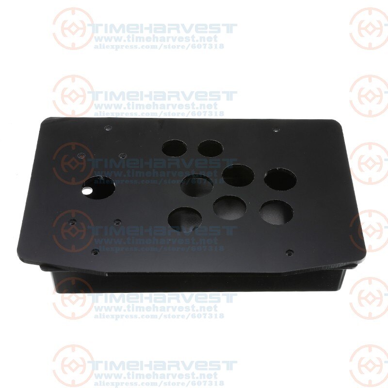 Acryl Panel Case Vervanging Diy Clear Black Arcade Joystick Handvat Arcade Game Kit Stevige Constructie Eenvoudig Te Installeren
