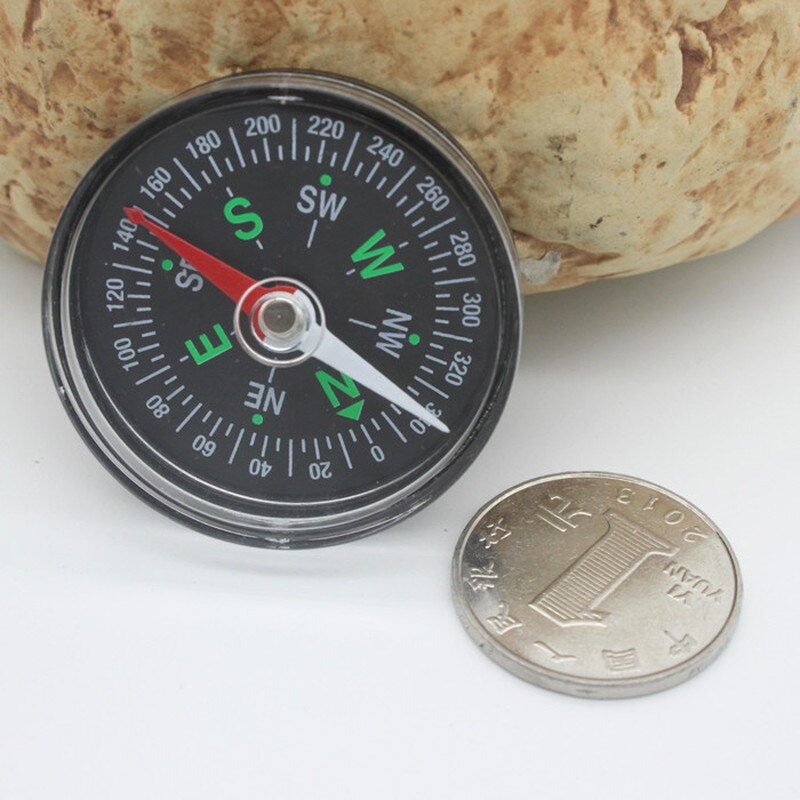 Portable Mini Precise Compass Practical Guider for Camping Hiking North Navigation Survival Button Compass