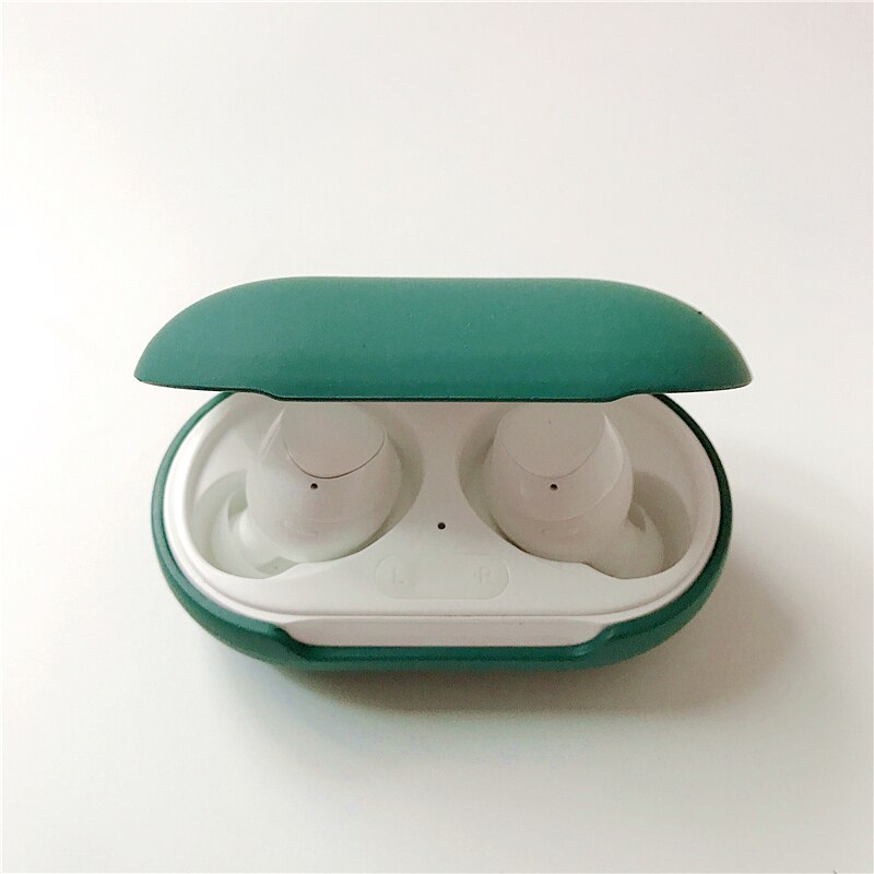Harte PC Schutzhülle Für Samsung Galaxy Knospen + Bluetooth Kopfhörer Fall Für Galaxy Knospen Plus Headset Lade Box Zubehör: Dark green