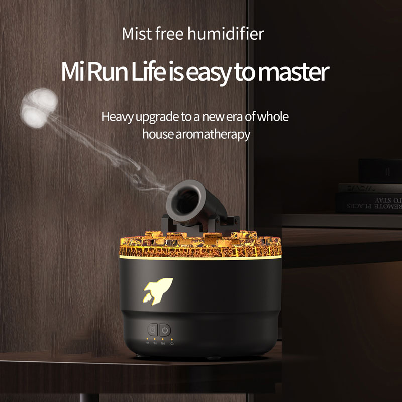Vulkanische Crack Lichte Kanonen Luchtbevochtiger Essentiële Olie Diffuser Luchtbevochtiger Aromatherapie Diffuser Kanon Blast Torentje Aromatherapie