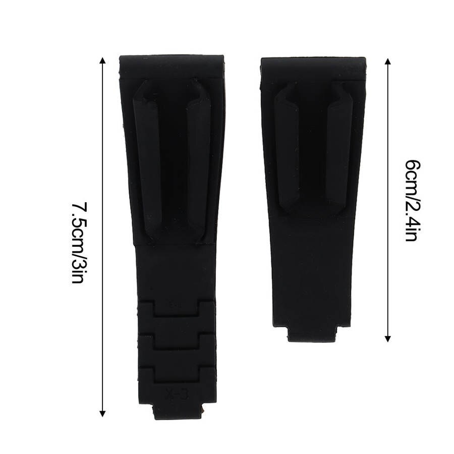 Unisex Silicone Rubber Sport Zachte Transpiratie Horloge Polsband Voor Horloge