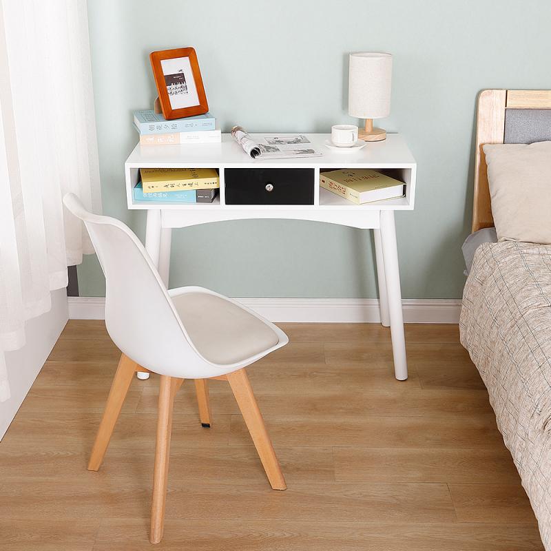 Modern Table Computer Stand Laptop Desk Household With Drawer Office Writing Reading Table Furniture For Student Study HWC