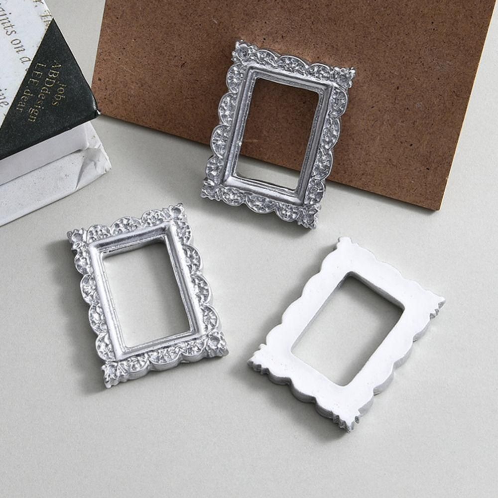 Nice-looking Mini Picture Frame Resin Fine Workmanship Small Size Miniature Photo Frames for