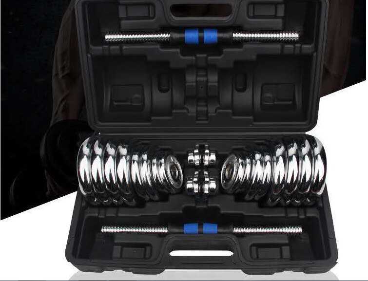 Dumbbells Electroplated dumbbells Men's dumbbell box Electroplated dumbbells box Men's detachable electroplated dumbbe