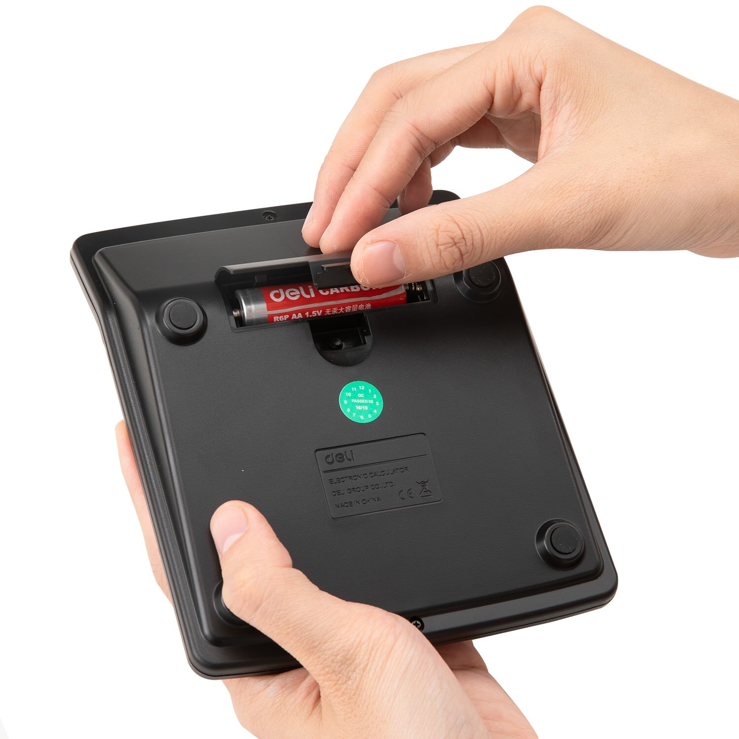 DELI 837 Portable Calculator Commercial Calculate Tool 12 Digits Dual power Desktop Mini Electronic Calculators Office supply