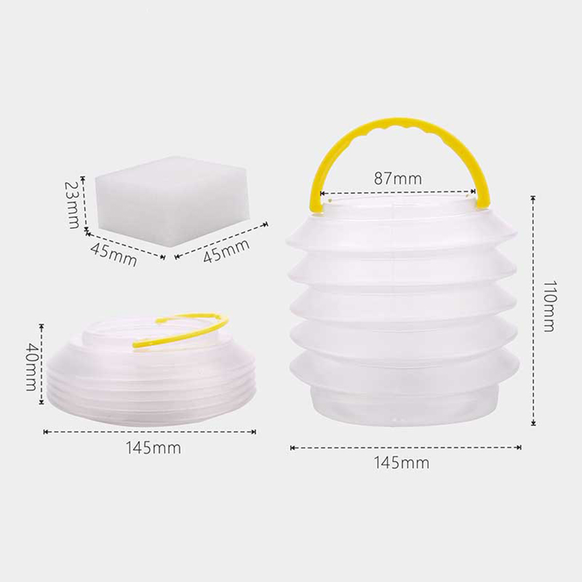 Palett maling bøtte folding hvite malerpensler rengjøringsbøtte bærbar kunstner akvarell maling fett med en svamp