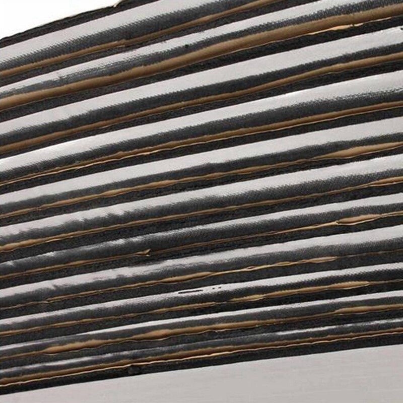 12 Stuks 5Mm Auto Firewall Sound Deadener Isolatie Deadening Mat Pads 50X30cm & 1x Nummerplaat Frame