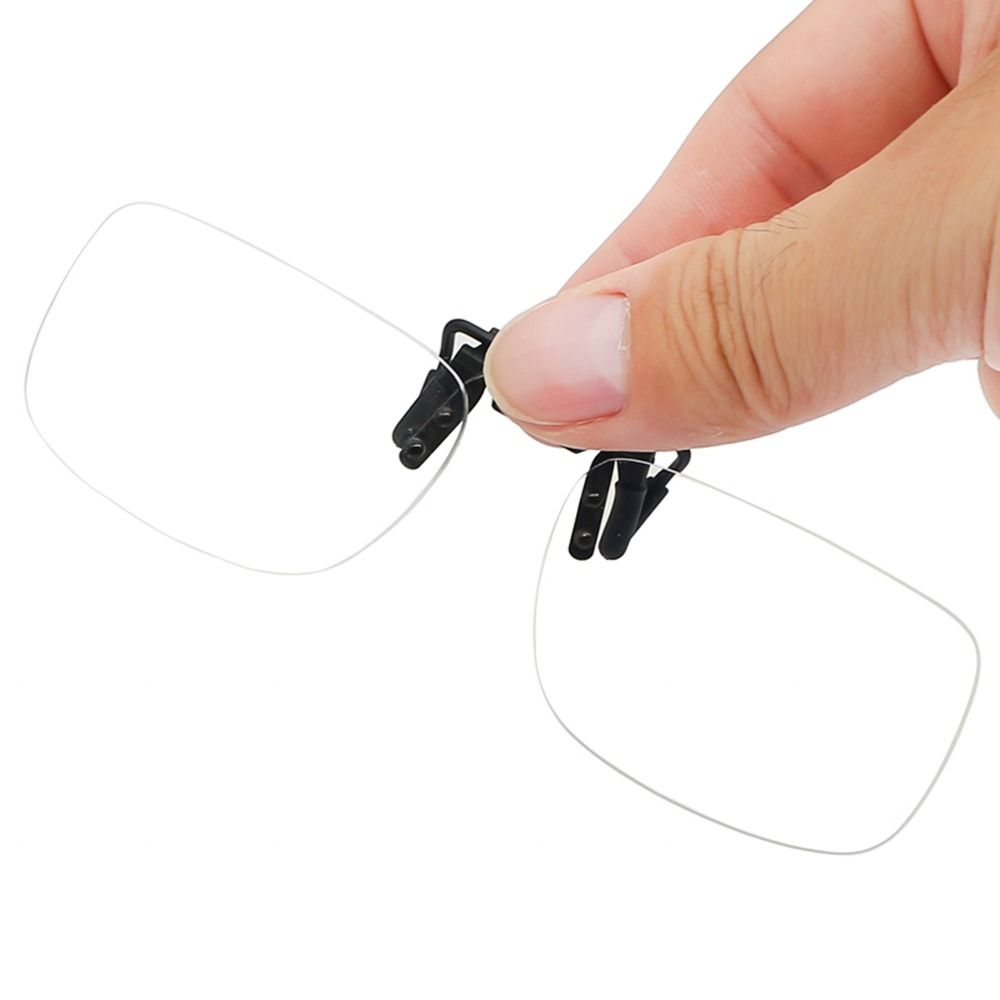 Flip Up Down Clip occhiali da presbite ultraleggeri con Clip lenti d'ingrandimento lenti ottiche senza montatura occhiali da lettura