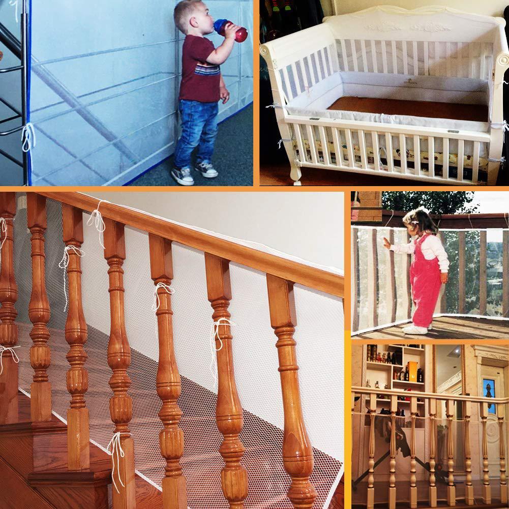 3M Baby Kid Safety Net Thickened Fence Mesh Home B... – Vicedeal - Kid Safety Devices For Home
