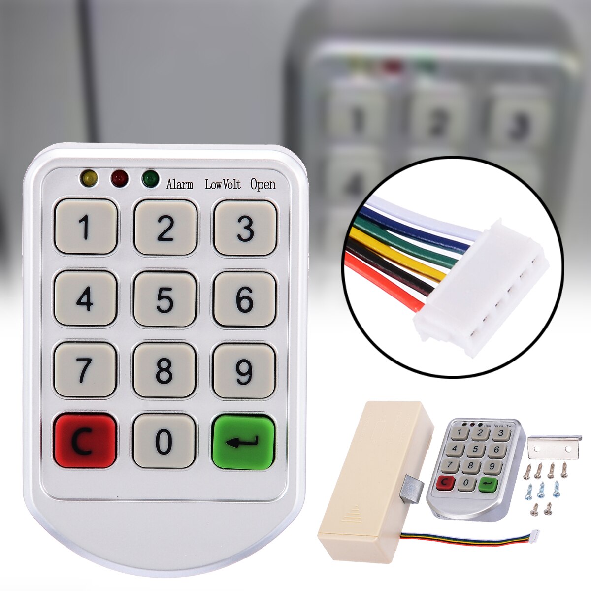 Intelligent Electronic Digital Password Lock Furniture Cabinet Drawer Door Code Password Lock Keyless Safe Home Keypad Lock