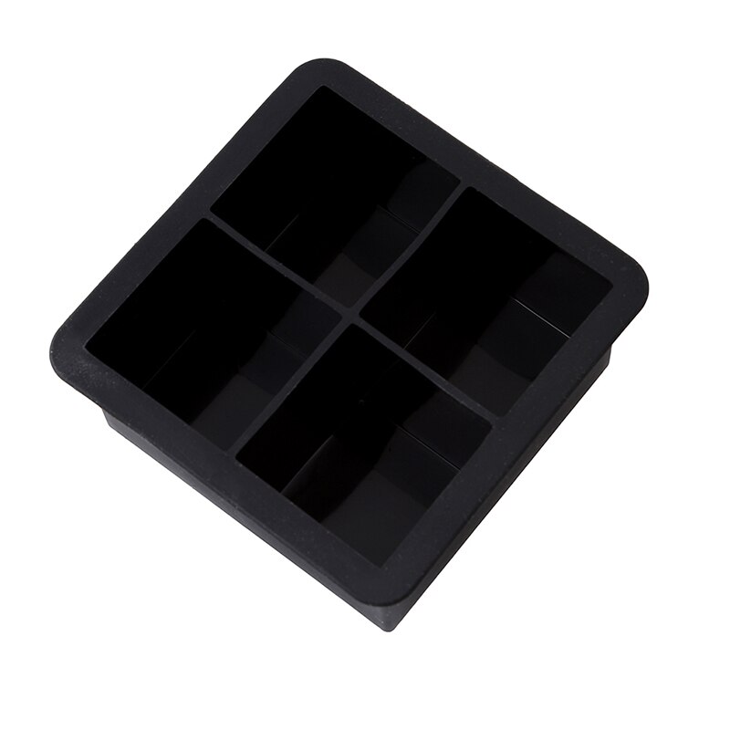 4 otwór duży sześcian landara duże silikonowe kostki lodu kwadratowa taca forma kostkarka robić lodu akcesoria kuchenne