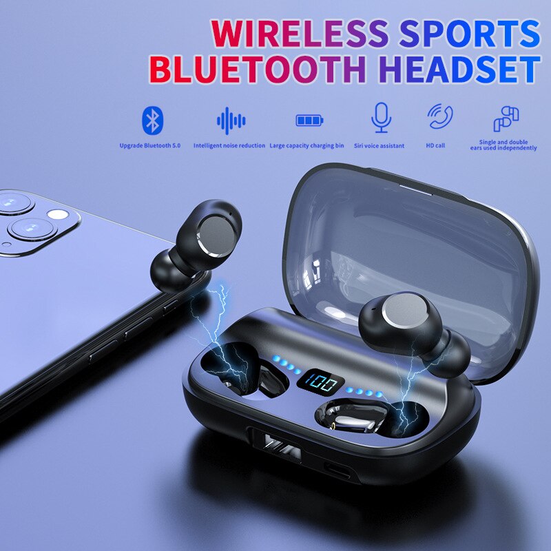 CV-10 TWS Wireless Earphones Bluetooth In Ear Earbuds Wireless Gaming Fitness Headsets For Xiaomi Iphone Oneplus Buds Fone De