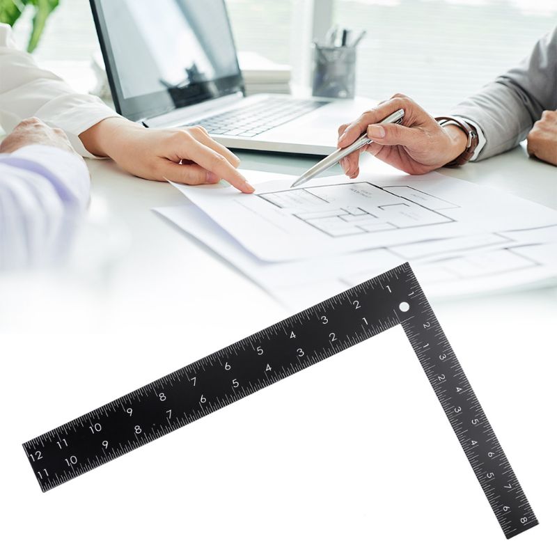 Metal L-Square Shape Patchwork Ruler for Tailor Ga... – Vicedeal